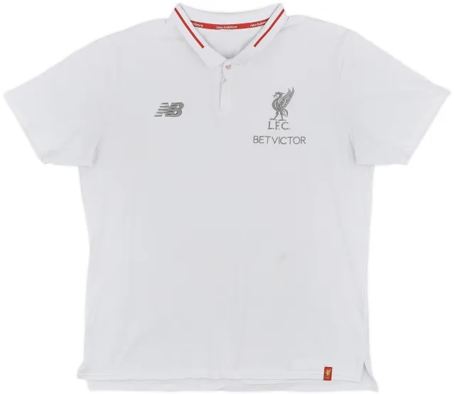 2018-19 Liverpool New Balance Polo Shirt - 6/10 - (L)