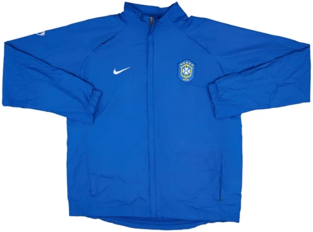 2006-07 Brazil Nike Track Jacket - 8/10 - (XL)