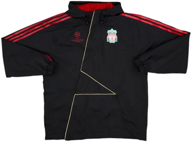 2009-10 Liverpool adidas Hooded Rain Jacket - 6/10 - (L)
