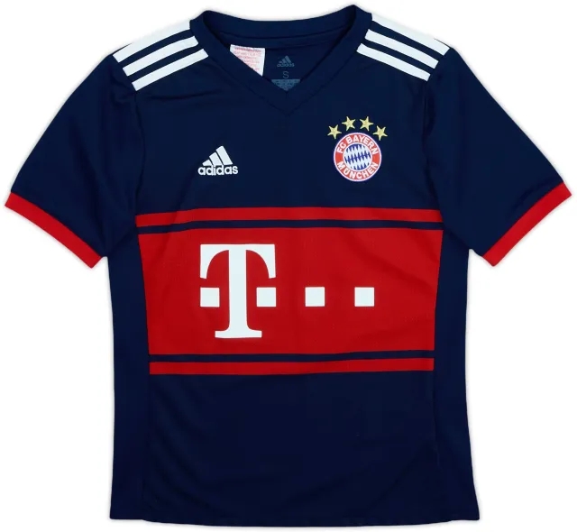 adidas Bayern Munich Boys SS Away Shirt 2017/18