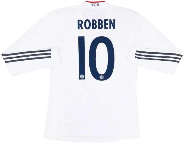 adidas Bayern Munich Mens LS Player Issue Away Shirt 2010/11
