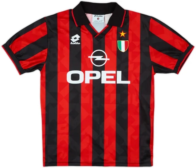 1994-95 AC Milan Home Shirt - 8/10 - (M)