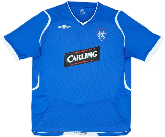 Umbro Rangers Mens SS Home Shirt 2008/09