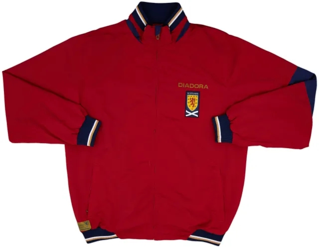 2007-08 Scotland Diadora Track Jacket - 8/10 - (XL)