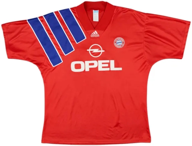 adidas Bayern Munich Mens SS Home Shirt 1991/93