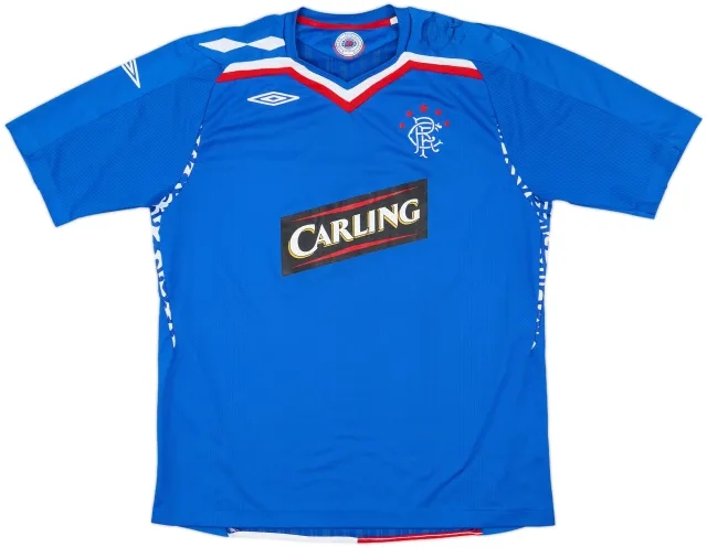 Umbro Rangers Mens SS Home Shirt 2007/08