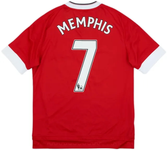 adidas Manchester United Boys SS Home Shirt 2015/16