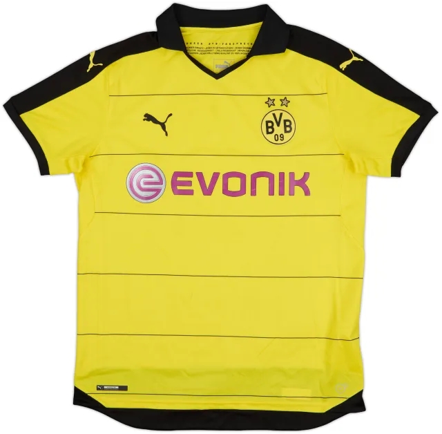 Puma Borussia Dortmund Mens SS Home Shirt 2015/16