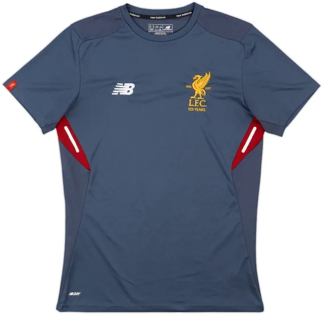 2017-18 Liverpool New Balance Training Shirt - 9/10 - (M)