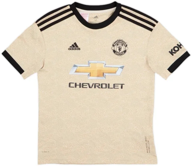adidas Manchester United Boys SS Away Shirt 2019/20