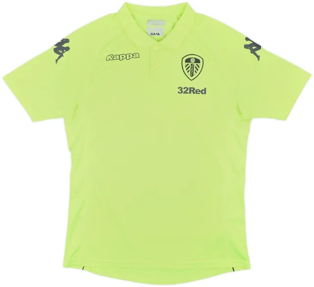 2017-18 Leeds United Kappa Polo Shirt - 8/10 - (XL)