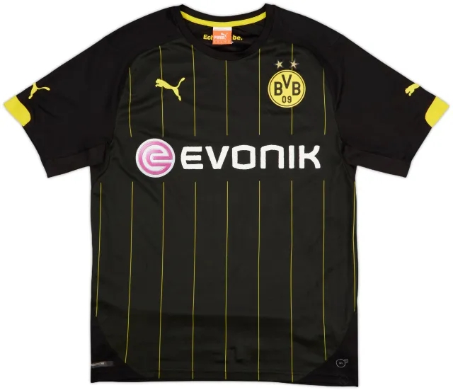 Puma Borussia Dortmund Mens SS Away Shirt 2014/16