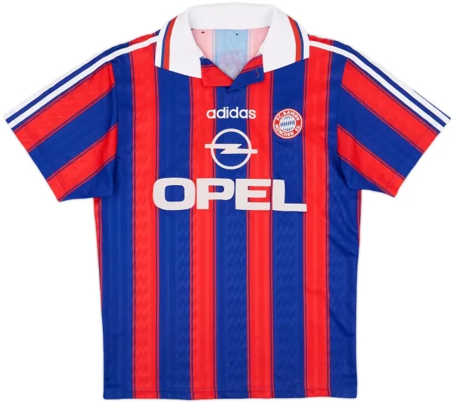 adidas Bayern Munich Mens SS Home Shirt 1995/97