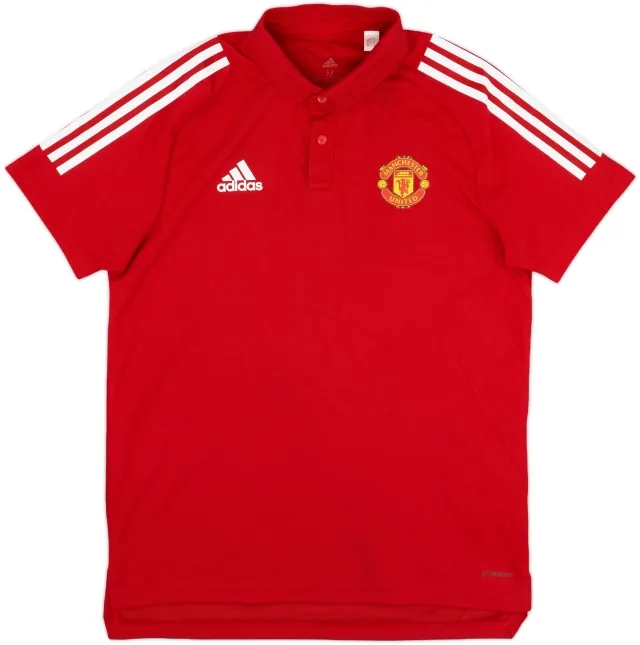 2020-21 Manchester United adidas Polo Shirt - 9/10 - (M)