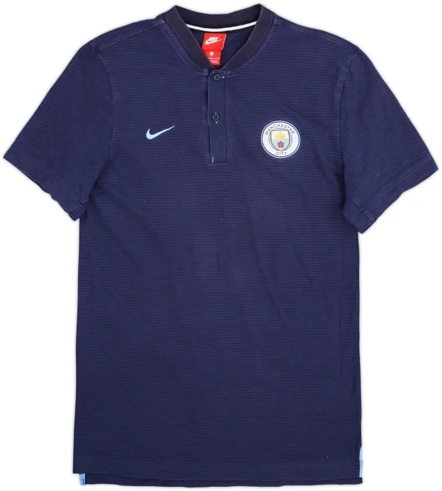 2017-18 Manchester City Nike Polo Shirt - 8/10 - (L)