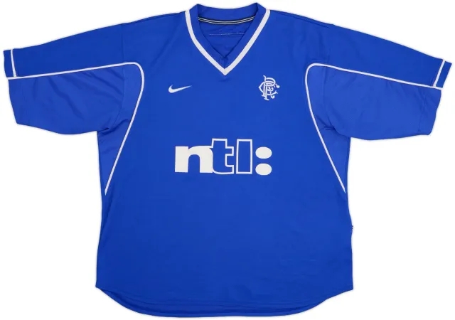 Nike Rangers Mens SS Home Shirt 1999/01