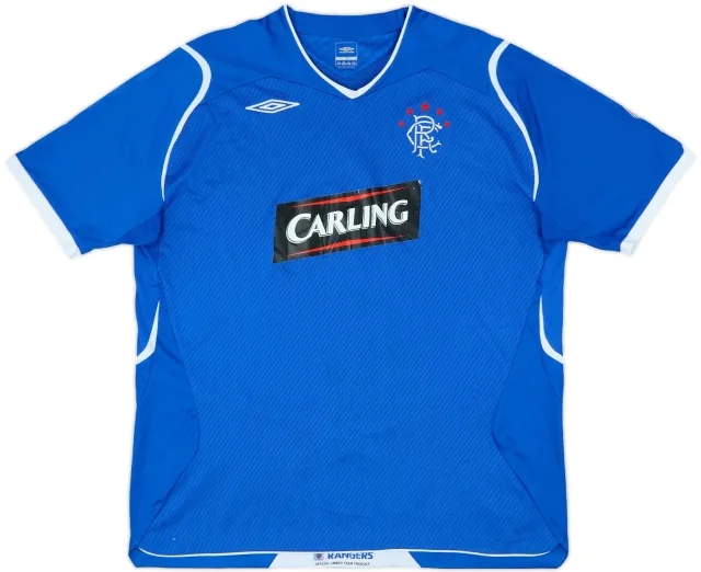 Umbro Rangers Mens SS Home Shirt 2008/09