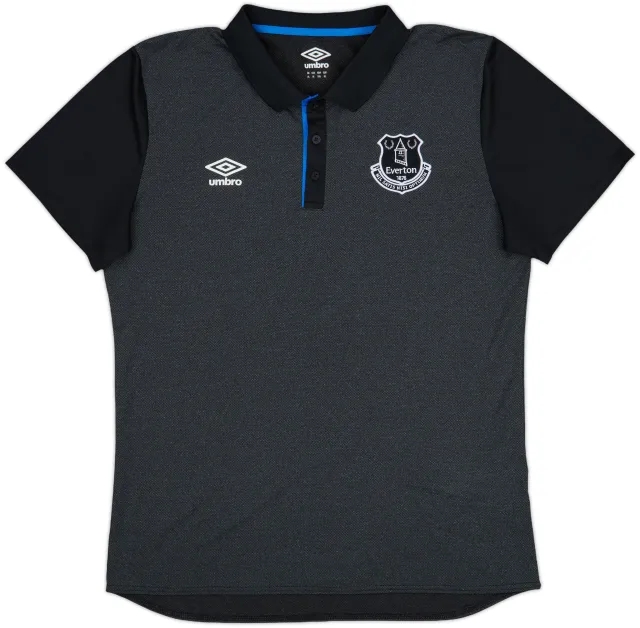 2018-19 Everton Umbro Polo Shirt - 9/10 - (XL)