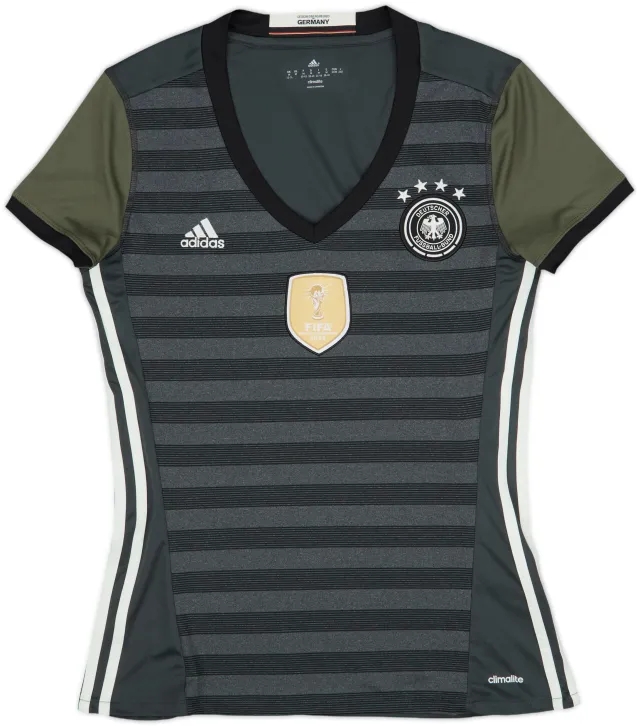 adidas Germany Womens SS Away Shirt 2015