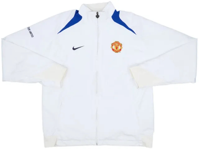 2005-06 Manchester United Nike Track Jacket - 8/10 - (L)