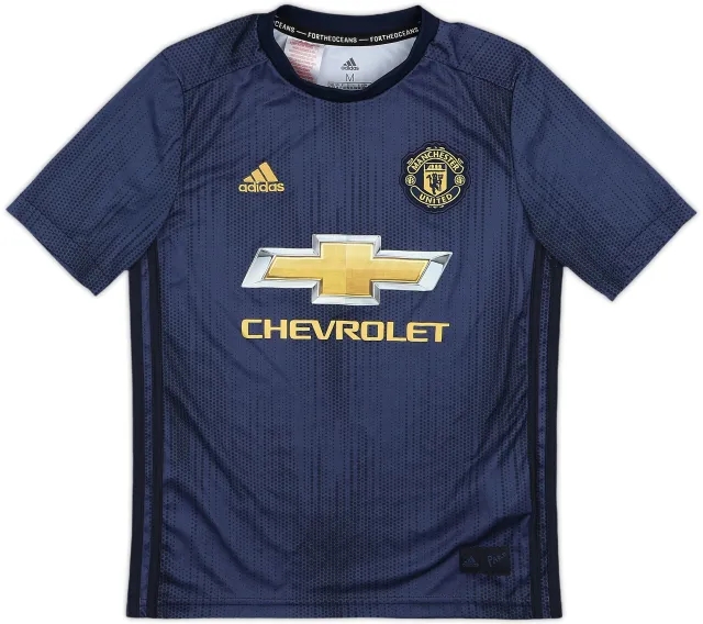 adidas Manchester United Boys SS Third Shirt 2018/19