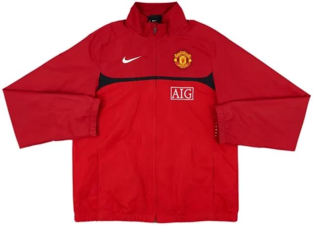 2009-10 Manchester United Nike Track Jacket - 7/10 - (M)