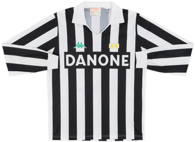 1992-94 Juventus Basic Home L/S Shirt #10 - 9/10 - (L)