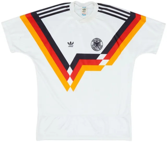 adidas Germany Mens SS Home Shirt 1988