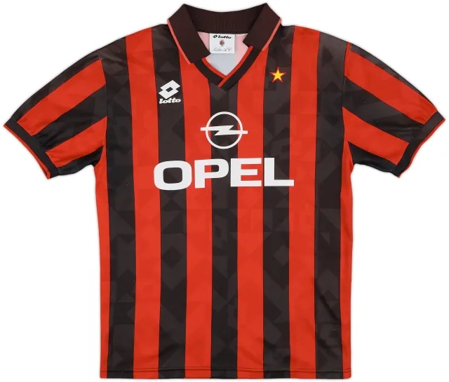 1993-94 AC Milan Home Shirt - 8/10 - (L)
