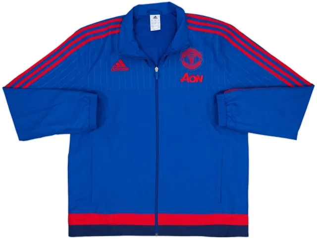 2015-16 Manchester United adidas Track Jacket - 10/10 - (L)