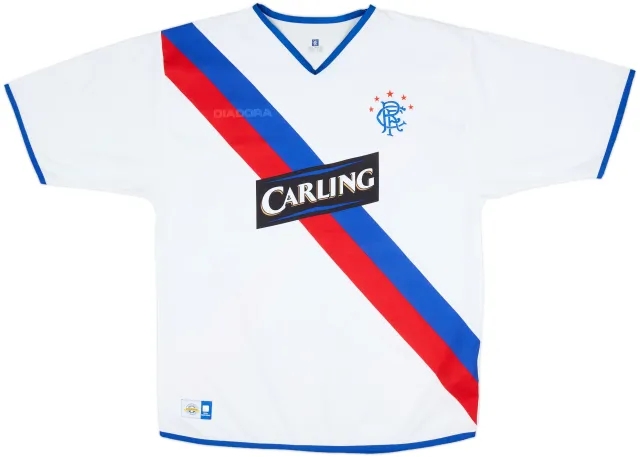 Diadora Rangers Mens SS Away Shirt 2004/05