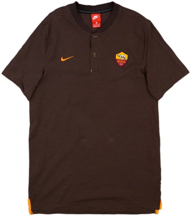 2017-18 Roma Nike Polo Shirt - 9/10 - (L)
