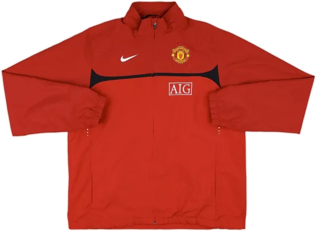 2009-10 Manchester United Nike Track Jacket - 7/10 - (L)