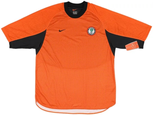 Nike Nigeria Mens SS Goalkeeper Player Issue Home Shirt 2000