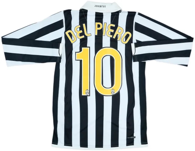 2006-07 Juventus Home L/S Shirt Del Piero #10 (S)