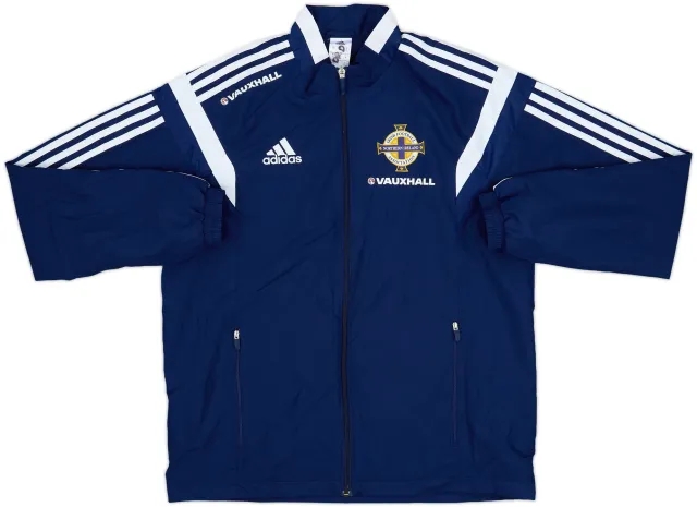 2014-15 Northern Ireland adidas Track Jacket - 8/10 - (M)