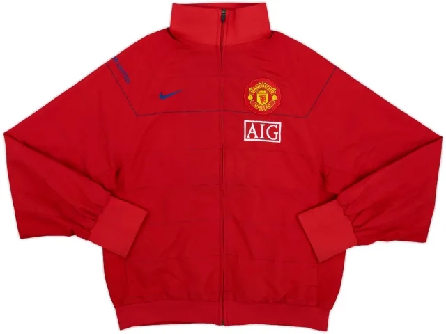2008-09 Manchester United Nike Track Jacket - 7/10 - (S)