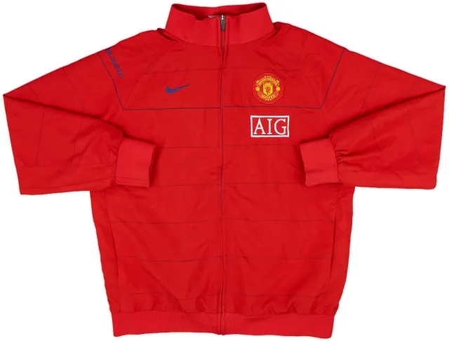 2008-09 Manchester United Nike Track Jacket - 7/10 - (XL.Boys)
