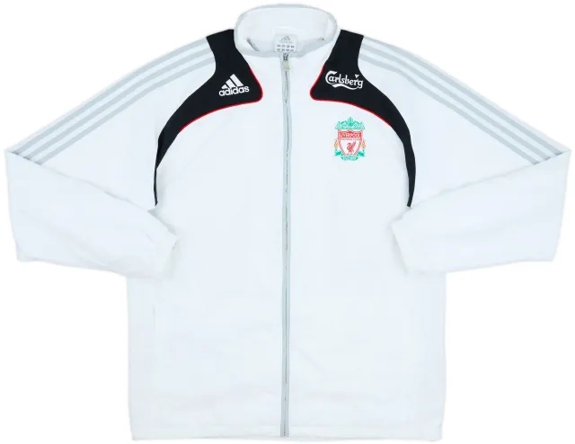 2008-09 Liverpool adidas Track Jacket - 8/10 - (L)