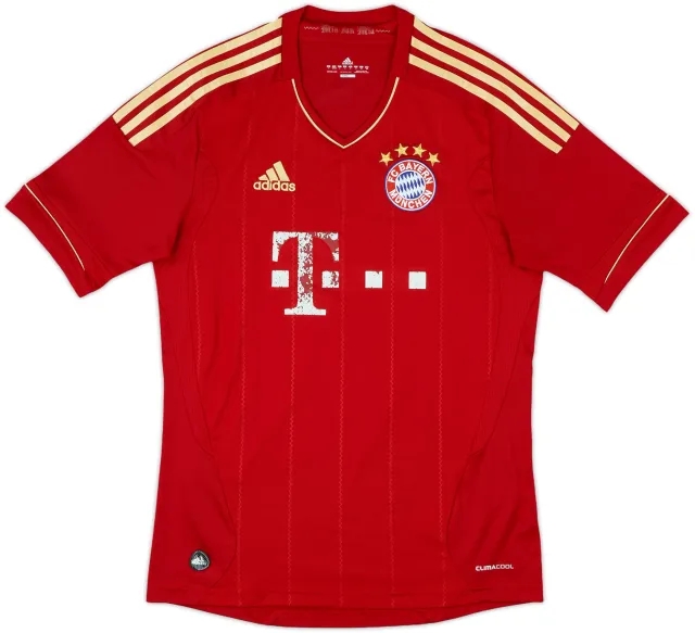 adidas Bayern Munich Mens SS Home Shirt 2011/13