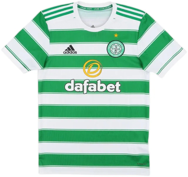 adidas Celtic Mens SS Home Shirt 2021/22