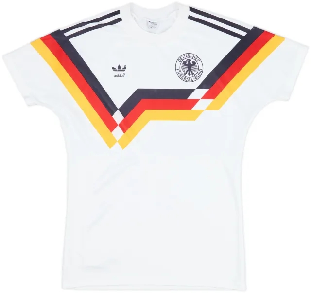 adidas Germany Mens SS Home Shirt 1988