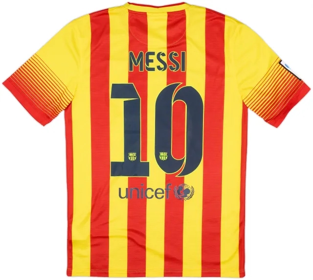 Nike Barcelona Mens SS Away Shirt 2013/15