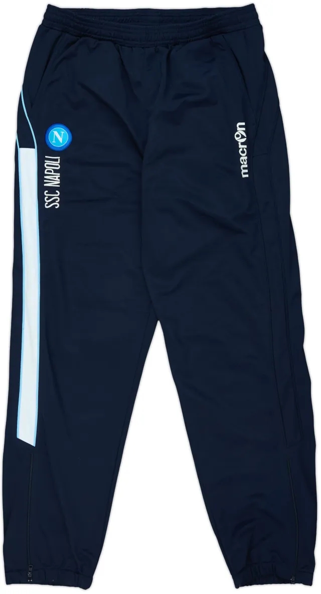 2011-12 Napoli Macron Track Pants/Bottoms - 8/10 - (L)