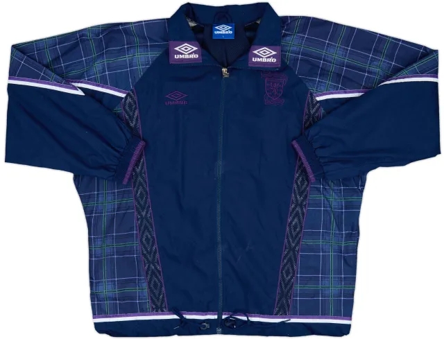 1994-96 Scotland Umbro Track Jacket - 8/10 - (L)