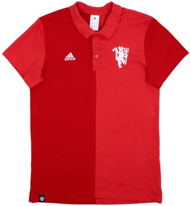2016-17 Manchester United adidas Polo Shirt - 9/10 - (M)