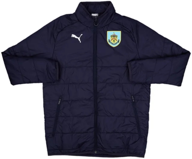 2017-18 Burnley Puma Padded Bench Coat - 8/10 - (S)