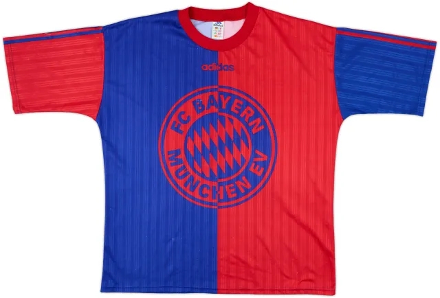 adidas Bayern Munich Mens SS Home Shirt 1995/96
