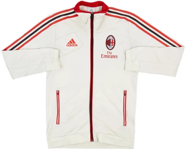 2012-13 AC Milan adidas Track Jacket - 8/10 - (S)
