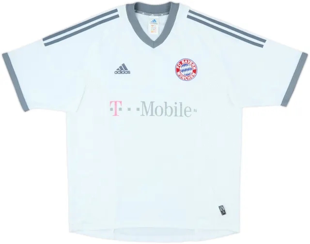 adidas Bayern Munich Mens SS Away Shirt 2002/03